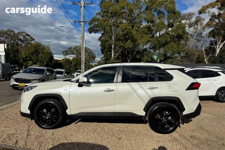 White 2021 Toyota RAV4 Wagon Cruiser (2Wd) Hybrid