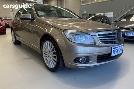 Beige 2010 Mercedes-Benz C200 Sedan Cgi
