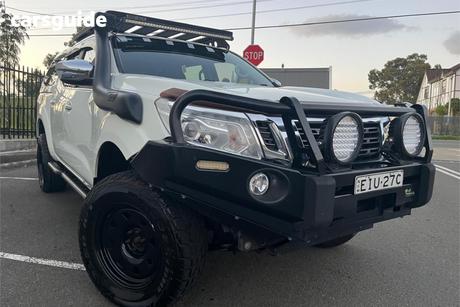 White 2016 Nissan Navara Dual Cab Utility St-X (4X4)