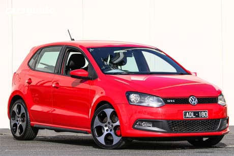 Red 2013 Volkswagen Polo Hatchback Gti