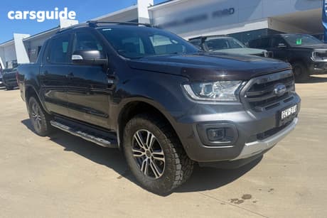 Grey 2020 Ford Ranger Double Cab Pick Up Wildtrak 3.2 (4X4)