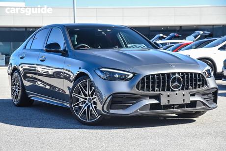 Grey 2022 Mercedes-Benz C43 Sedan 4Matic Mhev
