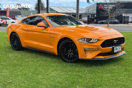 Orange 2019 Ford Mustang Fastback Gt 5.0 V8