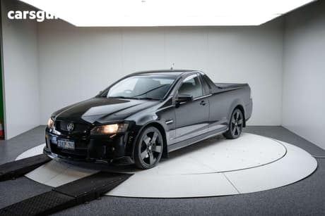 Black 2010 Holden Commodore Utility Ss