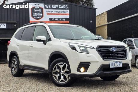 White 2021 Subaru Forester SUV 2.5I-L (AWD) MY22