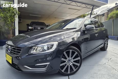 Grey 2015 Volvo V60 Wagon T5 Luxury