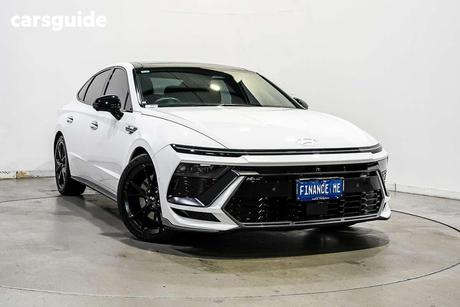 White 2024 Hyundai Sonata Sedan N Line