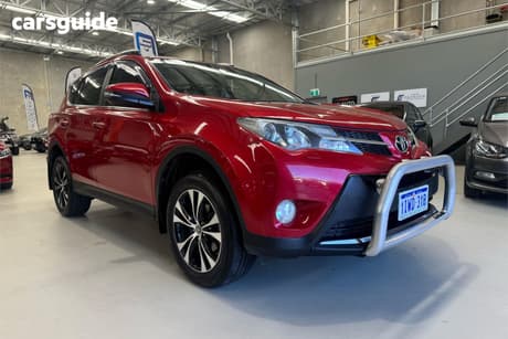 Red 2014 Toyota RAV4 Wagon Cruiser (4X4)