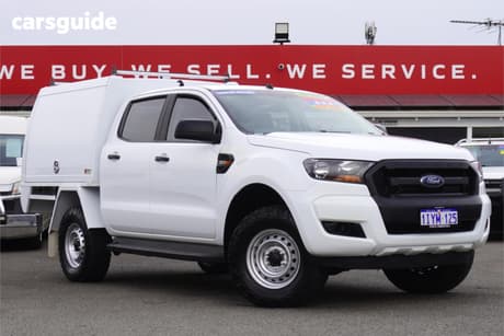 White 2017 Ford Ranger Crew Cab Chassis Xl 3.2 (4X4)