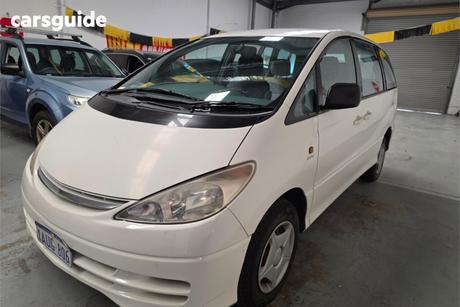 White 2000 Toyota Tarago Wagon Gli