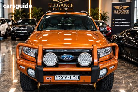 Orange 2017 Ford Ranger Dual Cab Pick-up Wildtrak 3.2 (4X4)