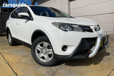White 2014 Toyota RAV4 Wagon Gx (4X4)