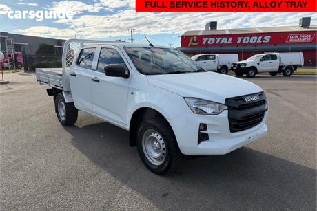White 2022 Isuzu D-MAX Crew Cab Chassis Sx (4X4)