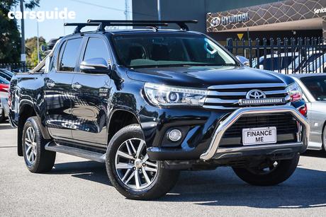 Black 2016 Toyota Hilux Dual Cab Utility Sr5 (4X4)