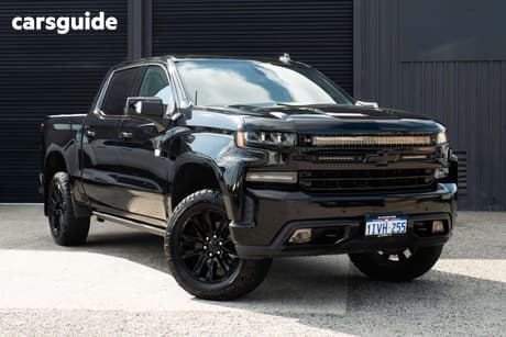 Black 2020 Chevrolet Silverado Crew Cab Utility 1500 Ltz Premium Tech Pack