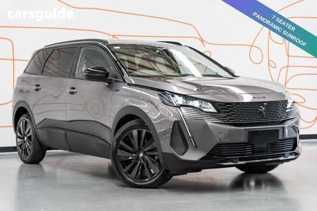 Grey 2022 Peugeot 5008 Wagon Gt Sport 1.6 Thp 133