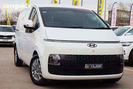 White 2023 Hyundai Staria Load Commercial PREMIUM F