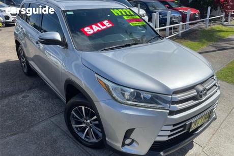 Silver 2017 Toyota Kluger Wagon Gxl (4X2)