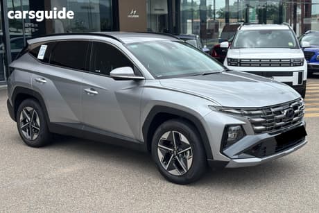 Silver 2026 Hyundai Tucson Wagon Elite Hybrid (Fwd)