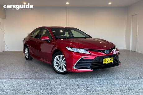 Red 2023 Toyota Camry Sedan Ascent