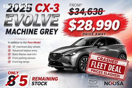 Grey 2025 Mazda CX-3 Wagon G20 Evolve