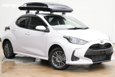 Pink 2021 Toyota Yaris Hatch HYBRID G