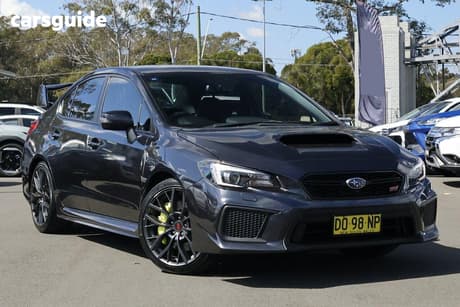 Grey 2018 Subaru WRX Sedan Sti Premium