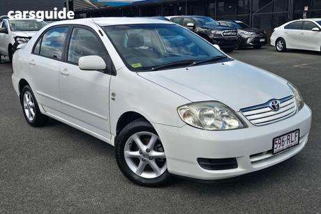 White 2006 Toyota Corolla Sedan Ascent Sport