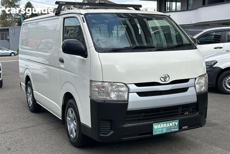 White 2018 Toyota HiAce Van Lwb