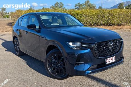 Blue 2024 Mazda CX-60 Wagon P50E Gt Vision Phev