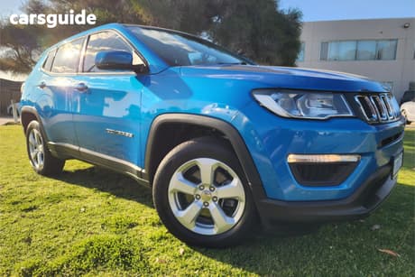Blue 2018 Jeep Compass Wagon Sport (Fwd)