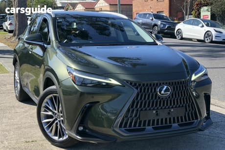 Green 2023 Lexus NX350H Wagon Sports Luxury Hybrid 2Wd