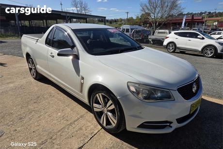 White 2015 Holden UTE Utility