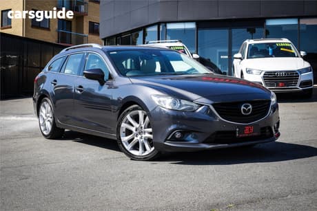 Grey 2012 Mazda 6 Wagon Atenza