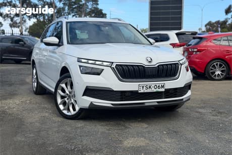 White 2023 Skoda Kamiq Wagon Signature 110Tsi