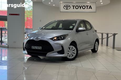 Silver 2025 Toyota Yaris Hatchback Ascent Sport Hybrid