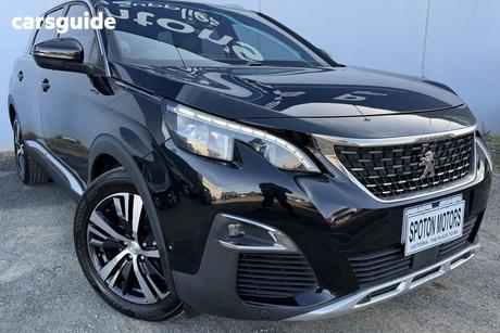Black 2018 Peugeot 5008 Wagon Gt Line