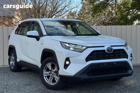 White 2022 Toyota RAV4 Wagon Gx (Awd) Hybrid