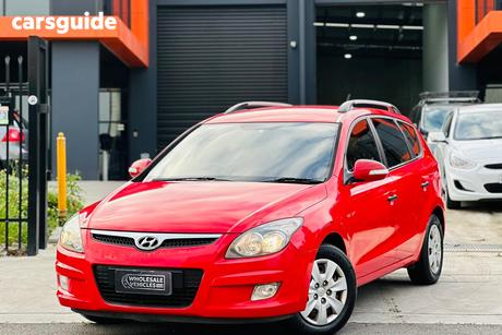 Red 2011 Hyundai I30 Wagon Cw Sx 2.0