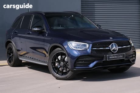 Blue 2022 Mercedes-Benz GLC200 Wagon Amg Line Plus Edition