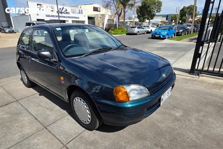 Green 1997 Toyota Starlet Hatchback Life