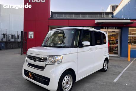 White 2021 Honda N-Box SUV G