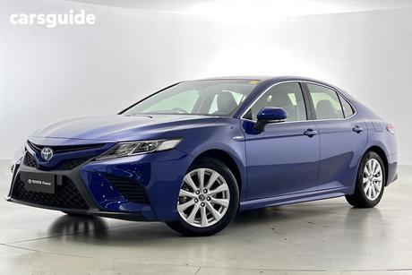 Blue 2019 Toyota Camry Sedan Ascent Sport (Hybrid)