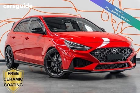 Red 2021 Hyundai I30 Hatchback N Premium
