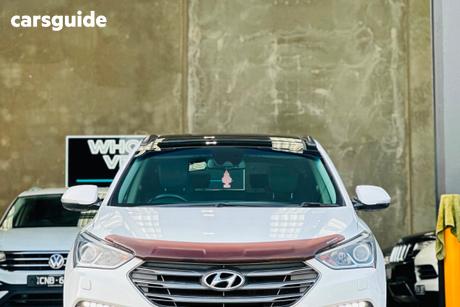 White 2017 Hyundai Santa FE Wagon Highlander Crdi (4X4)