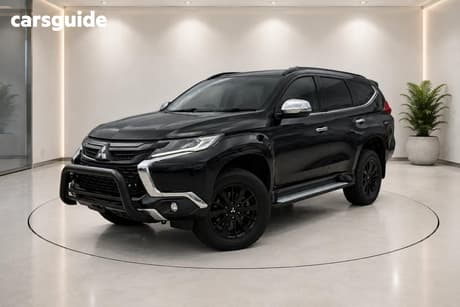 Black 2019 Mitsubishi Pajero Sport Wagon Black Edition (4X4) 7 Seat