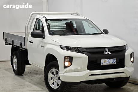 White 2021 Mitsubishi Triton Cab Chassis Glx (4X2)