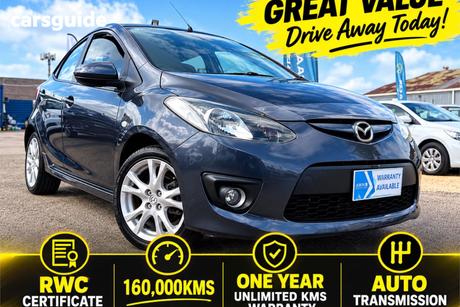 Grey 2008 Mazda 2 Hatchback Genki