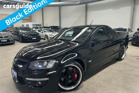 Black 2011 HSV Maloo Ute Tray R8 SV BLACK EDITION R