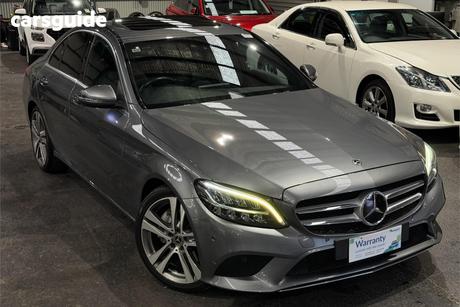 Grey 2020 Mercedes-Benz C300 Sedan